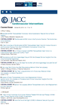 Mobile Screenshot of interventions.onlinejacc.org